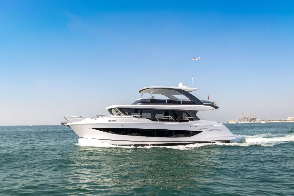 63 Ft luxury yacht available for charter in Dubai